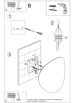 Wandleuchte Weiß Metall Modern indirektes Licht 2x G9