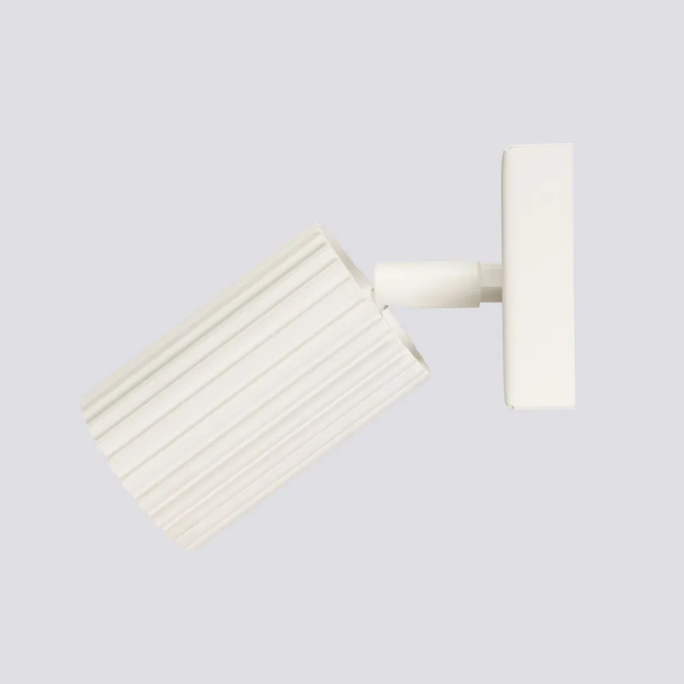 Wandspot GU10 B: 8 cm klein in Creme aus Aluminium