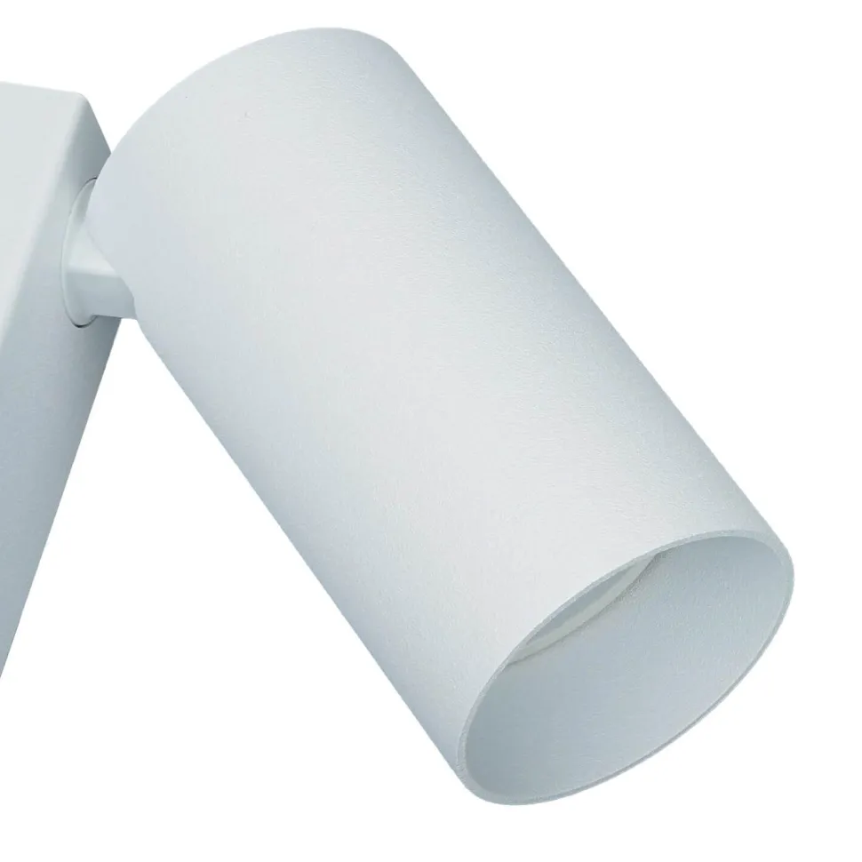 Wandspot GU10 Weiß schwenkbar H: 11,5 cm zum Lesen