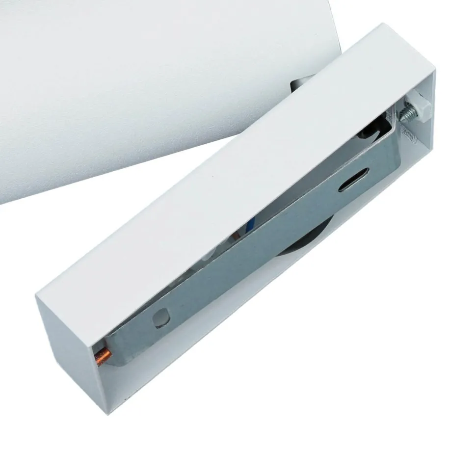 Wandspot GU10 Weiß schwenkbar H: 11,5 cm zum Lesen