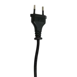 Wandspot mit Stecker in Schwarz Silber T:29 cm flexibel