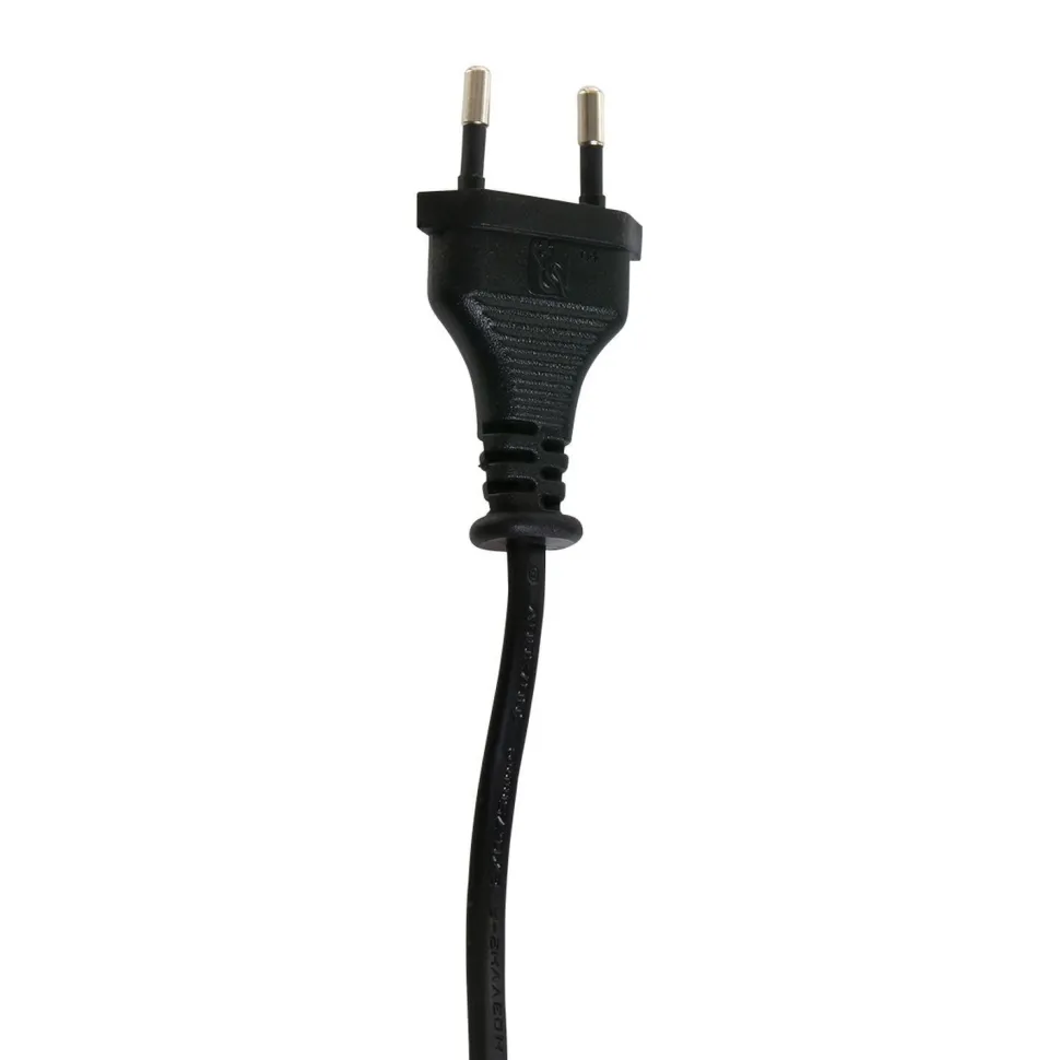 Wandspot mit Stecker in Schwarz Silber T:29 cm flexibel