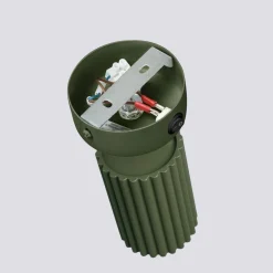 Wandspot Modern GU10 B: 8 cm klein schwenkbar Grün Aluminium