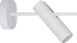 Wandstrahler Innen Metall Weiß GU10 B:28 cm schwenkbar