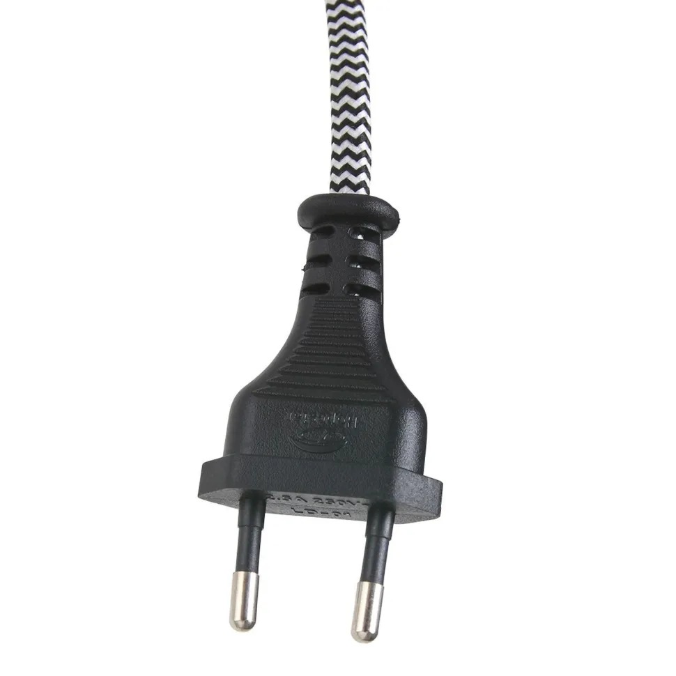 Wandstrahler mit Stecker Grün Weiß T:36 cm E27 flexibel