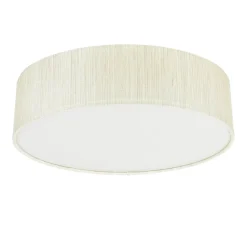 Weiße Deckenleuchte 3-flmg Wohnzimmer Lampe SELINA