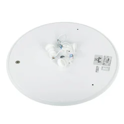 Weiße Deckenleuchte 3-flmg Wohnzimmer Lampe SELINA