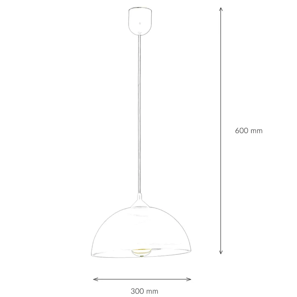 Weiße Pendelleuchte Esstisch Glas Wohnzimmer