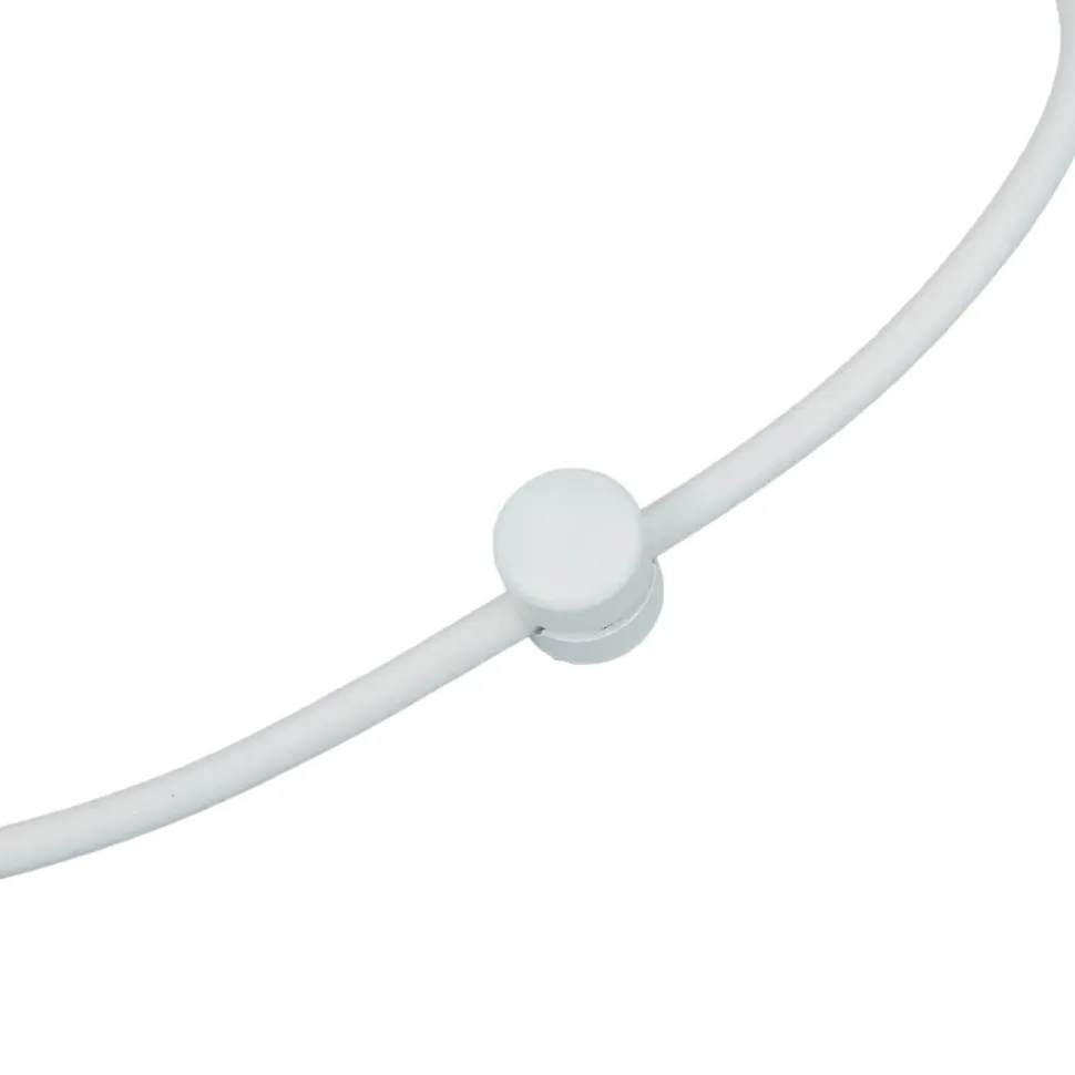 Weiße Pendelleuchte mit Steckdosenanschluss FLEXIO