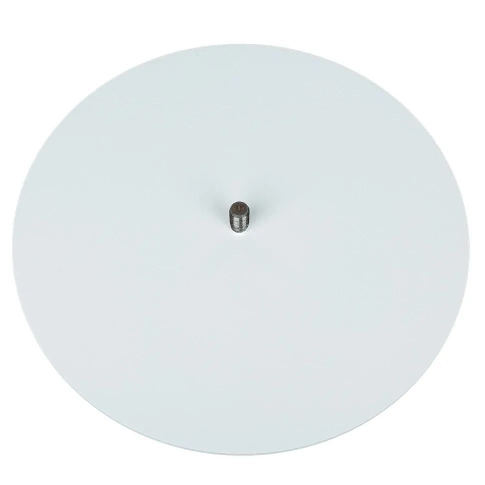 Weiße Stehleuchte Metall 153 cm flexibel