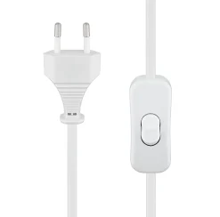 Weiße Tischleuchte Holz Fuß Stoff Schirm 31cm E14