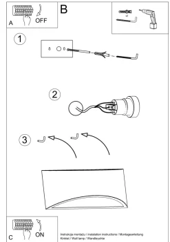 Weiße Wandleuchte Keramik 31,5 cm Up Down bemalbar G9