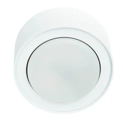 Weißer Deckenspot blendarm GX53 wohnlich JAMEY