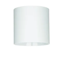 Weißer Deckenspot Metall akzentuiert Ø12,7cm GU10