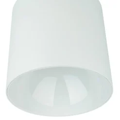 Weißer Deckenspot Metall akzentuiert Ø12,7cm GU10