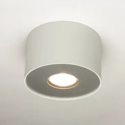 Weißer Deckenstrahler POINT Ø13cm H:9cm GU10 Modern