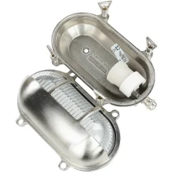 Wetterfeste Wandlampe SKIATHOS Nickel Maritim IP64