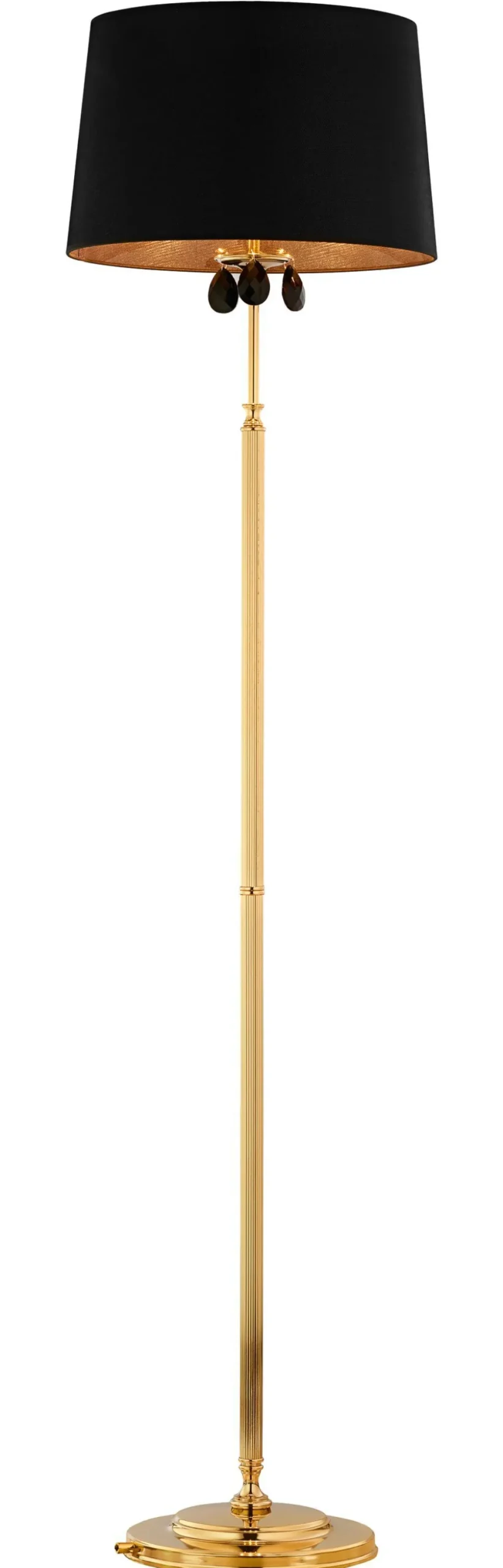 Wohnliche Stehleuchte Metall H:166cm E27 Klassisch