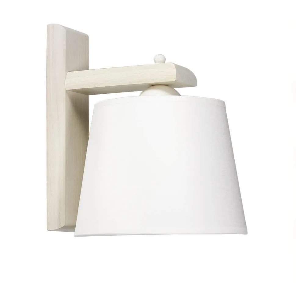 Wohnliche Wandlampe BEVERELY Holz 3-flmg Leuchte