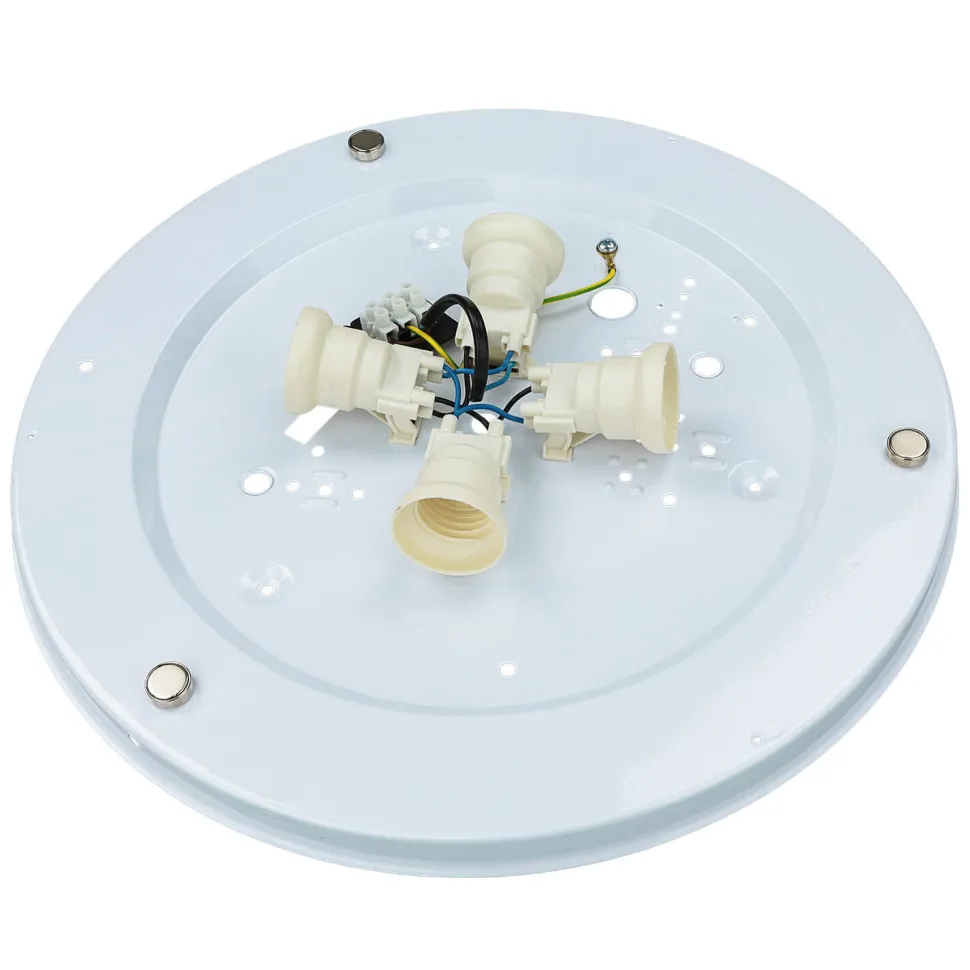 Wolkenlampe Kinderzimmer Grau Stoff 62 cm lang 4x E27