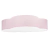 Wolkenlampe Rosa Stoff 62 cm lang 4x E27 Baby Kinder