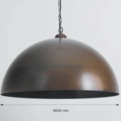 XL Hängeleuchte im Loftstil antik