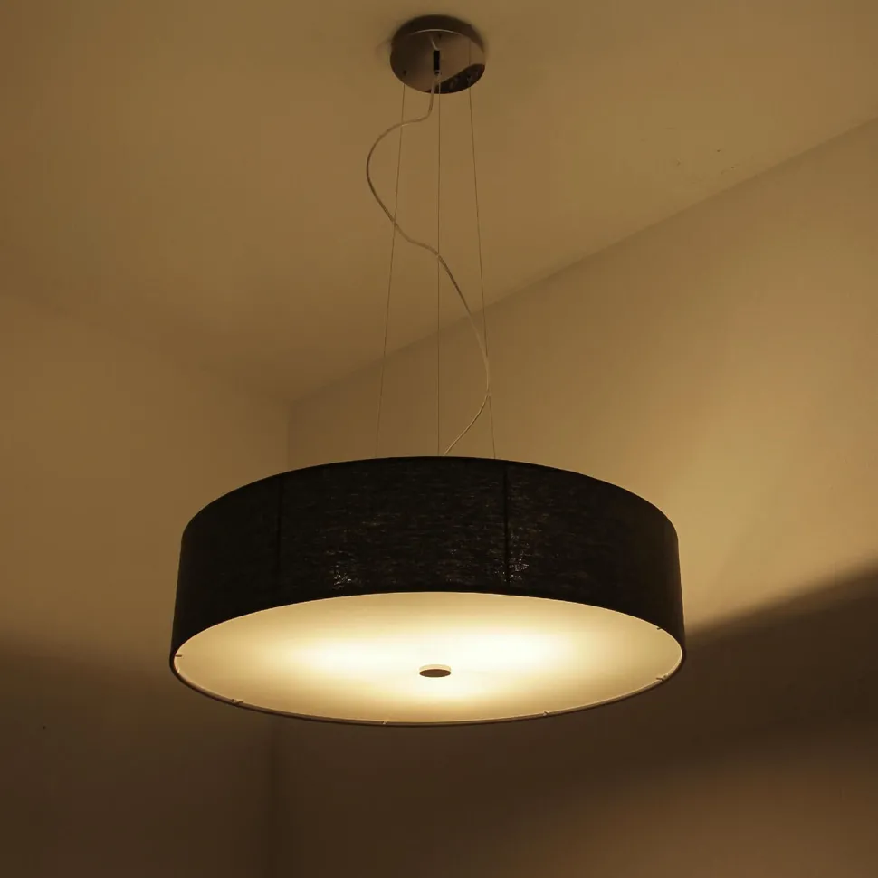 XXL Hängeleuchte in grau