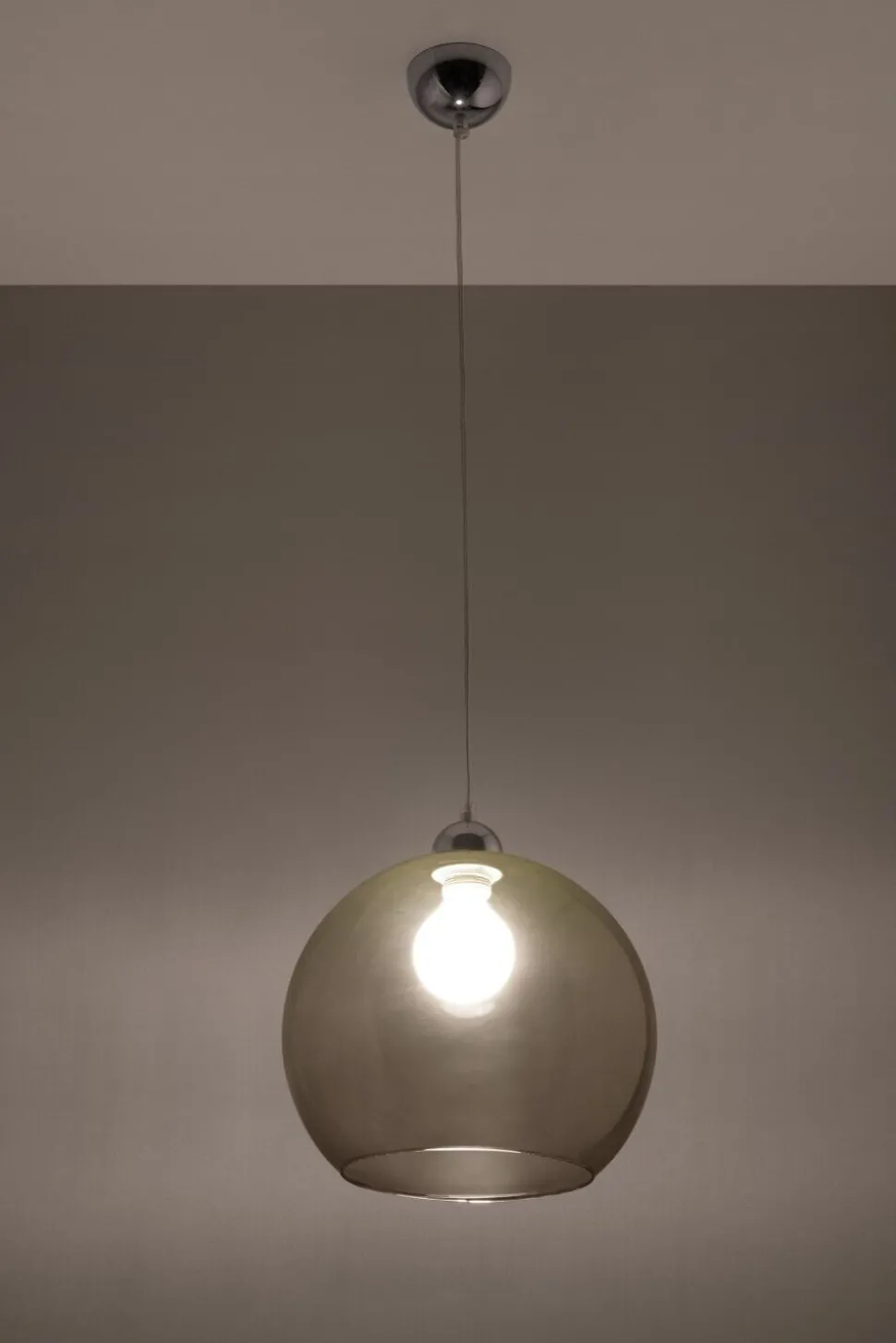Zeitlose runde Pendelleuchte BILBAO